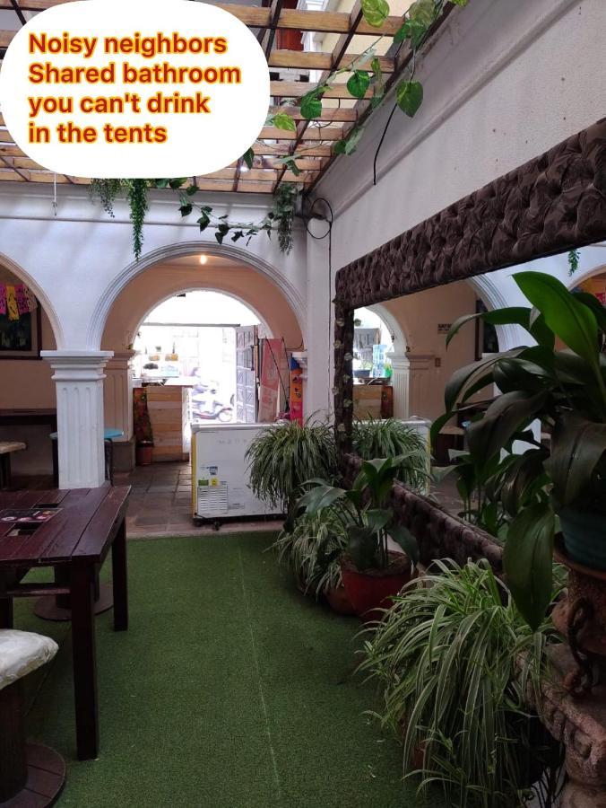 فندق أنتيغوا غواتيمالافي  La Gaceta Camping المظهر الخارجي الصورة